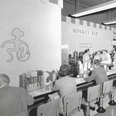 Monkey Bar in Harvey's Department Store